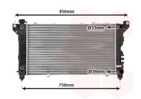 Kühler, Motorkühlung  für CHRYSLER VOYAGER...
