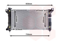 Kühler, Motorkühlung  für CHRYSLER VOYAGER...