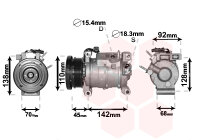 Kompressor, Klimaanlage  für CHRYSLER GRAND VOYAGER V (RT)