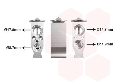 Expansionsventil, Klimaanlage  für CITROËN C1 (PM_, PN_)