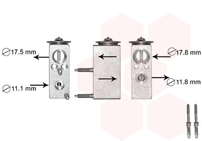 Expansionsventil, Klimaanlage  für CITROËN DS3 (SA_)