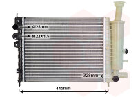 Kühler, Motorkühlung  für CITROËN AX...