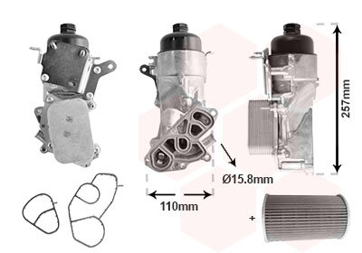 Ölkühler, Motoröl  für CITROËN C4 II (NC_)