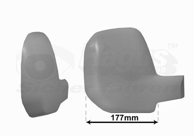 Abdeckung, Außenspiegel rechts für CITROËN BERLINGO MULTISPACE (B9)