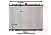 Kühler, Motorkühlung  für NISSAN X-TRAIL I (T30)