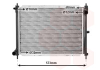 Kühler, Motorkühlung  für NISSAN NOTE (E11, NE11)