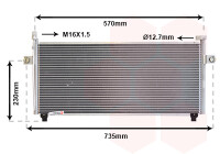 Kondensator, Klimaanlage  für NISSAN MICRA II (K11)