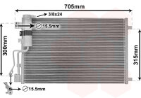 Kondensator, Klimaanlage  für NISSAN QASHQAI I (J10,...