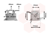 Ölkühler, Automatikgetriebe  für NISSAN...
