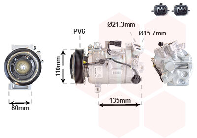 Kompressor, Klimaanlage  für NISSAN QASHQAI II (J11, J11_)