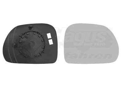 Spiegelglas, Außenspiegel rechts für FIAT 500L (351_, 352_)