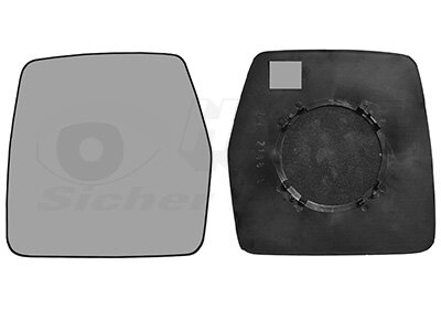 Spiegelglas, Außenspiegel links für CITROËN JUMPY I (U6U_)