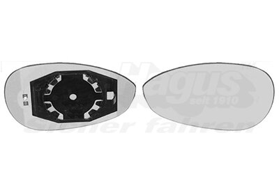 Spiegelglas, Außenspiegel links für ABARTH 500 / 595 / 695