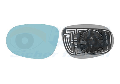 Spiegelglas, Außenspiegel rechts für FIAT BRAVO II (198_)