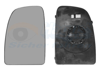 Spiegelglas, Außenspiegel links für FIAT DUCATO Kasten (250_)