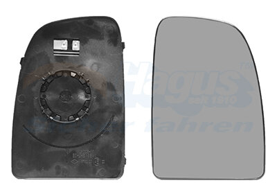 Spiegelglas, Außenspiegel rechts für FIAT DUCATO Kasten (250_)