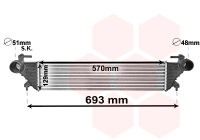 Ladeluftkühler  für FIAT 500L (351_, 352_)