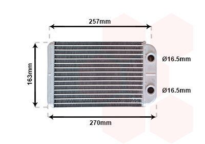 Wärmetauscher, Innenraumheizung  für FIAT BRAVO II (198_)