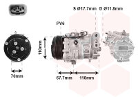Kompressor, Klimaanlage  für FIAT DOBLO Bus (263_)