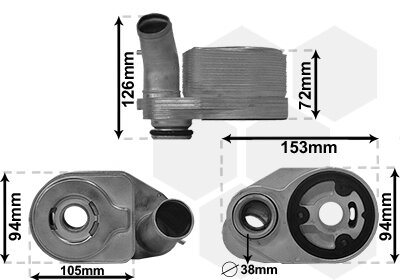 Ölkühler, Motoröl  für FIAT DUCATO Bus (250_)