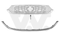 Zier-/Schutzleiste, Kühlergitter  für FIAT TIPO...