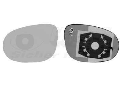 Spiegelglas, Außenspiegel links für LANCIA YPSILON (312_)