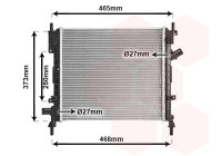 Kühler, Motorkühlung  für FORD KA (RB_)