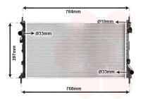 Kühler, Motorkühlung  für FORD TOURNEO...