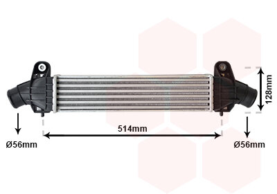 Ladeluftkühler  für FORD MONDEO III Stufenheck (B4Y)