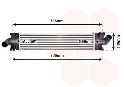 Ladeluftkühler  für FORD GRAND C-MAX (DXA/CB7, DXA/CEU)