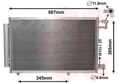 Kondensator, Klimaanlage  für FORD FIESTA VI (CB1, CCN)