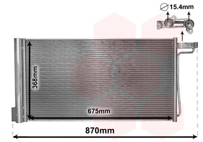 Kondensator, Klimaanlage  für FORD C-MAX II (DXA/CB7, DXA/CEU)