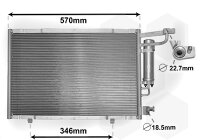 Kondensator, Klimaanlage  für FORD FIESTA VI (CB1, CCN)