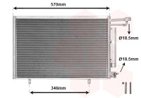 Kondensator, Klimaanlage  für FORD FIESTA VI (CB1, CCN)