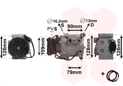 Kompressor, Klimaanlage  für FORD FOCUS I (DAW, DBW)