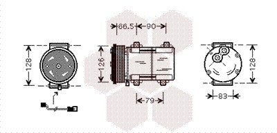 Kompressor, Klimaanlage  für FORD ESCORT V (AAL, ABL)