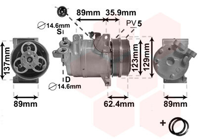 Kompressor, Klimaanlage  für VOLVO C30 (533)