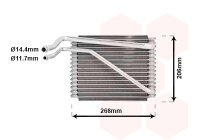 Verdampfer, Klimaanlage hinten für VW SHARAN (7M8,...