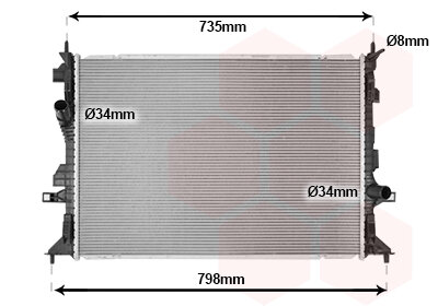Kühler, Motorkühlung  für FORD FOCUS IV (HN)