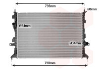 Kühler, Motorkühlung  für FORD FOCUS IV (HN)