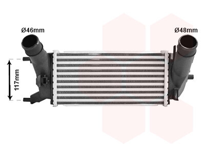 Ladeluftkühler  für FORD FIESTA VII (HJ, HF)