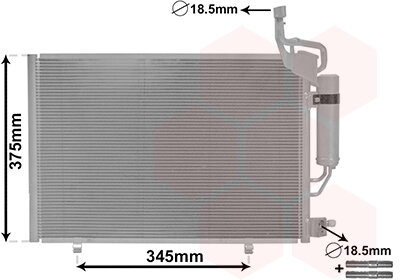 Kondensator, Klimaanlage  für FORD FIESTA VI (CB1, CCN)