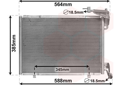 Kondensator, Klimaanlage  für FORD B-MAX (JK)