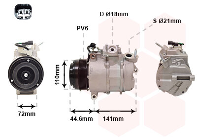 Kompressor, Klimaanlage  für FORD C-MAX II (DXA/CB7, DXA/CEU)