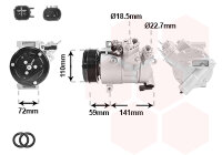 Kompressor, Klimaanlage  für FORD TRANSIT CUSTOM V362 Kasten (FY, FZ)