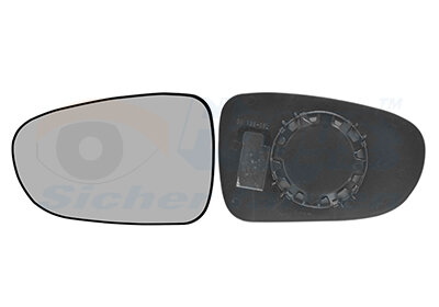 Spiegelglas, Außenspiegel rechts für VW SHARAN (7M8, 7M9, 7M6)