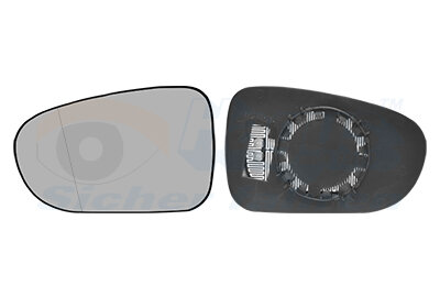 Spiegelglas, Außenspiegel links für VW SHARAN (7M8, 7M9, 7M6)