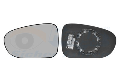 Spiegelglas, Außenspiegel links für VW SHARAN (7M8, 7M9, 7M6)