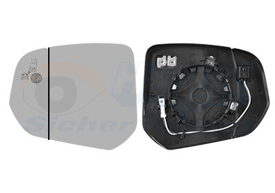 Spiegelglas, Außenspiegel links für FORD TOURNEO CONNECT / GRAND TOURNEO CONNECT V408 Großraumlimousi