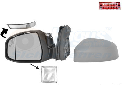 Außenspiegel links für FORD FOCUS III Stufenheck